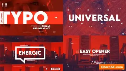 Easy Energetic Intro Openers template preview