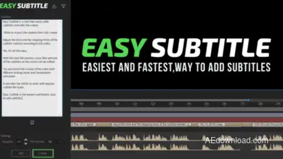 Easy Subtitle Titles template preview
