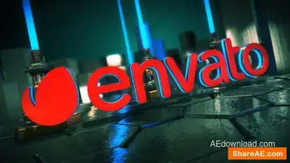 Echo - Element 3D Logo Reveal Openers template preview