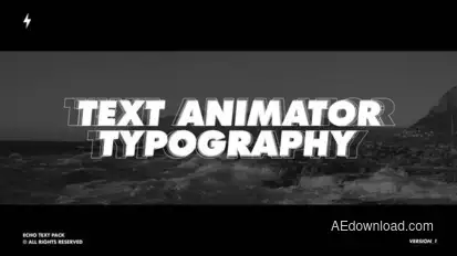 Echo Titles | After Effects Titles template preview