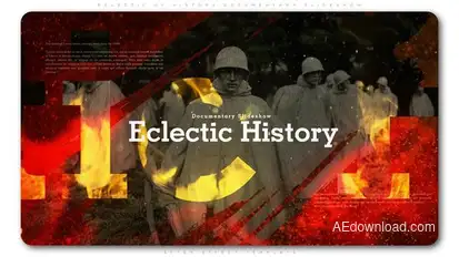 Eclectic of History Documentary Slideshow Openers template preview