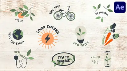 Eco Energy Titles | After Effects Titles template preview
