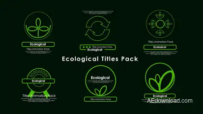 Ecological Titles Titles template preview