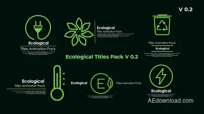 Ecological Titles Titles template preview