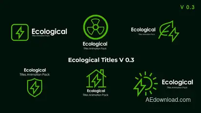 Ecological Titles V 0.3 Titles template preview