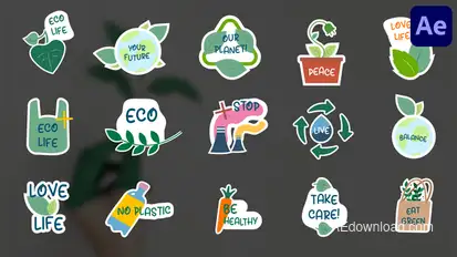 Ecology Titles for After Effects Titles template preview