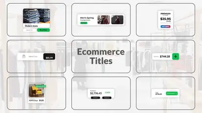 Ecommerce Titles Titles template preview