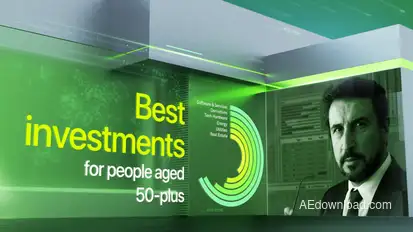 Economics News Breaking Business News broadcast-packages template preview