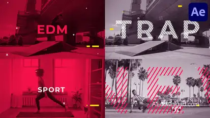 Edm Trap Sport for After Effects Openers template preview