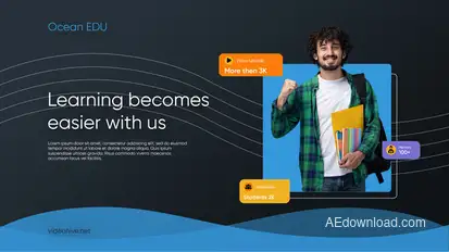 Education Center Promo B197 Product Promo template preview