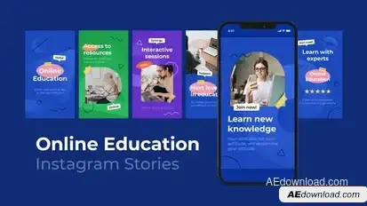 Education Instagram Stories Openers template preview