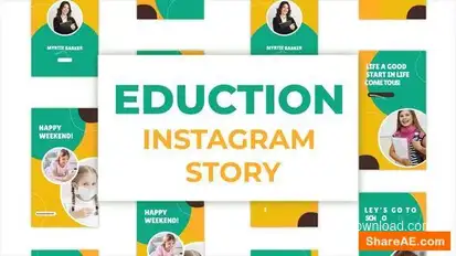 Videohive Education Instagram Story Pack Openers template preview