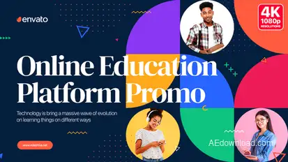 Education Slideshow Video Displays template preview