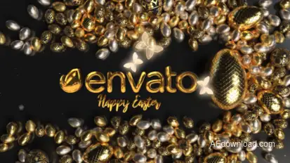 Egg Logo Reveal | Easter Logo Stings template preview