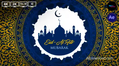 Eid Al-Fitr Intro | Eid Mubarak Opener broadcast-packages template preview