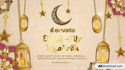 Videohive Eid Al-Fitr Mubarak Greetings Intro Openers template preview