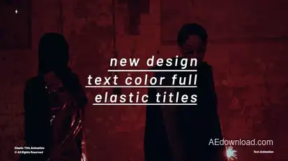Elastic Titles | After Eeffects Titles template preview