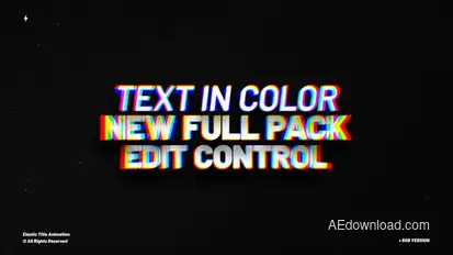 Elastic Titles Animation | After Effects Titles template preview