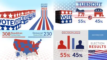 Elections 2022 Opener broadcast-packages template preview