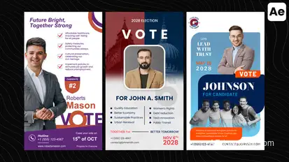 Election Posters Product Promo template preview