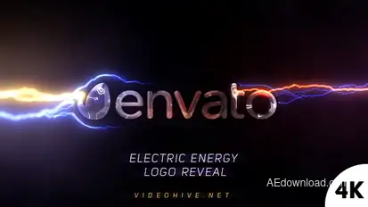 Electric Energy Logo Reveal Logo Stings template preview