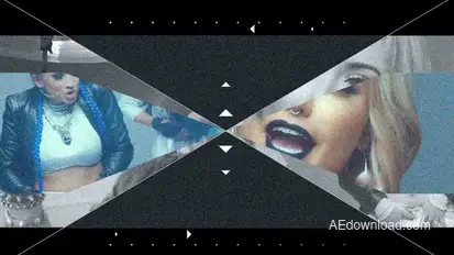 Electric Glitchy Logo Logo Stings template preview