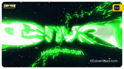 Electric Impact Logo Reveal Logo Stings template preview