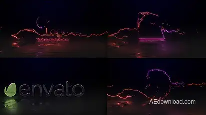 Electric Light Logo Reveal Logo Stings template preview