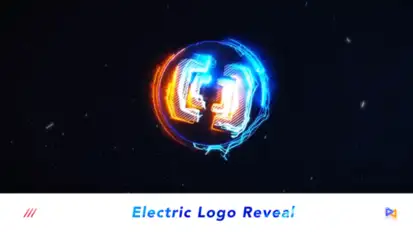 Electric Logo Reveal Logo Stings template preview