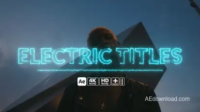 Electric Titles Titles template preview