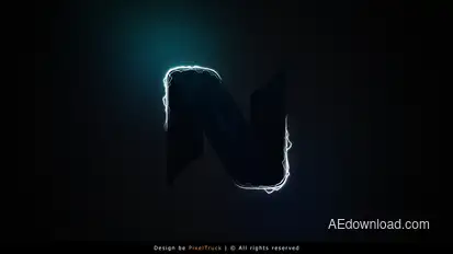 Electricity Logo Reveal Logo Stings template preview