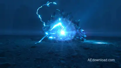 Electricity Logo Reveal Logo Stings template preview