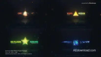 ELECTRO Logo Reveal Logo Stings template preview