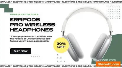 Electronic and Technology Promo Openers template preview