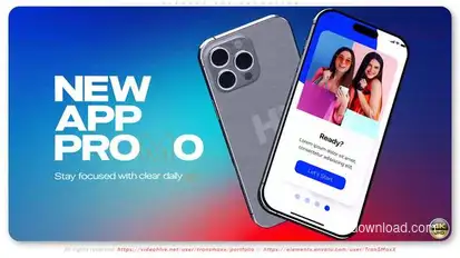 Elegant App Promotion Product Promo template preview