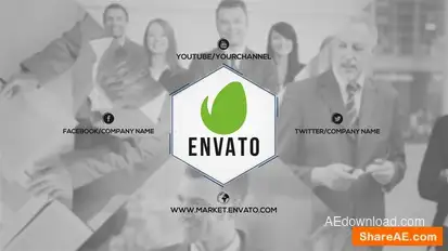 Videohive Elegant Corporate Presentation Video Displays template preview