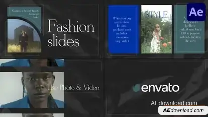 Elegant Fashion Presentation for After Effects Openers template preview
