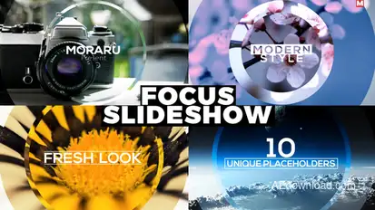 Camera Promo Opener Video Displays template preview