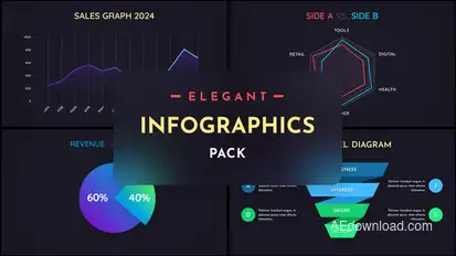 Elegant Infographics Vol.1 Infographics template preview