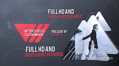 Elegant Intro Video Displays template preview