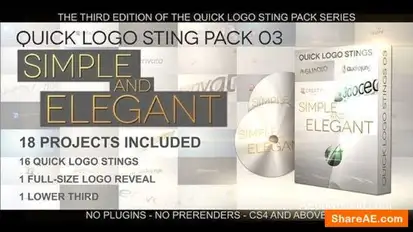 Elegant Logo Pack Logo Stings template preview