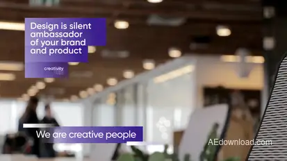 Elegant Lower Third Titles template preview