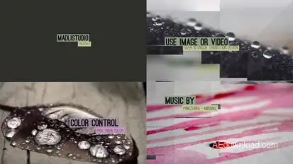 Elegant Minimal Video Displays template preview