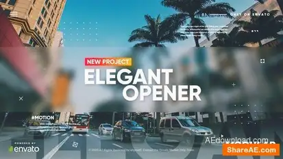 Elegant Modern Promo Openers template preview