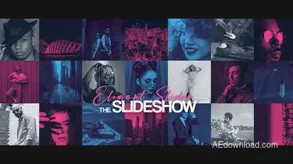 Elegant Mosaic Slideshow Video Displays template preview