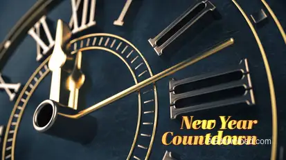 Elegant New Year Countdown Openers template preview