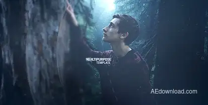 Elegant Parallax Glass 2 Video Displays template preview