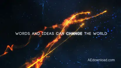 Elegant Particles Opener Titles template preview