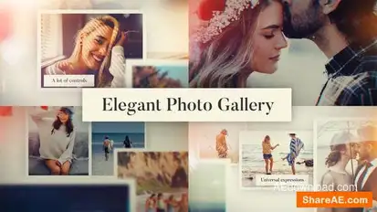 Videohive Elegant Photo Gallery Video Displays template preview