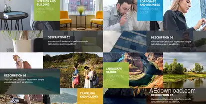 Elegant Presentation And Promotion Video Displays template preview